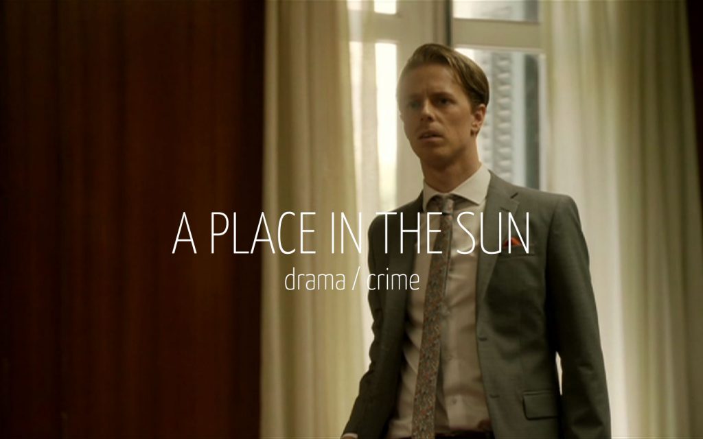Scandinavian actor Fredrik Wagner as lawer in criminal drama film A place in the sun