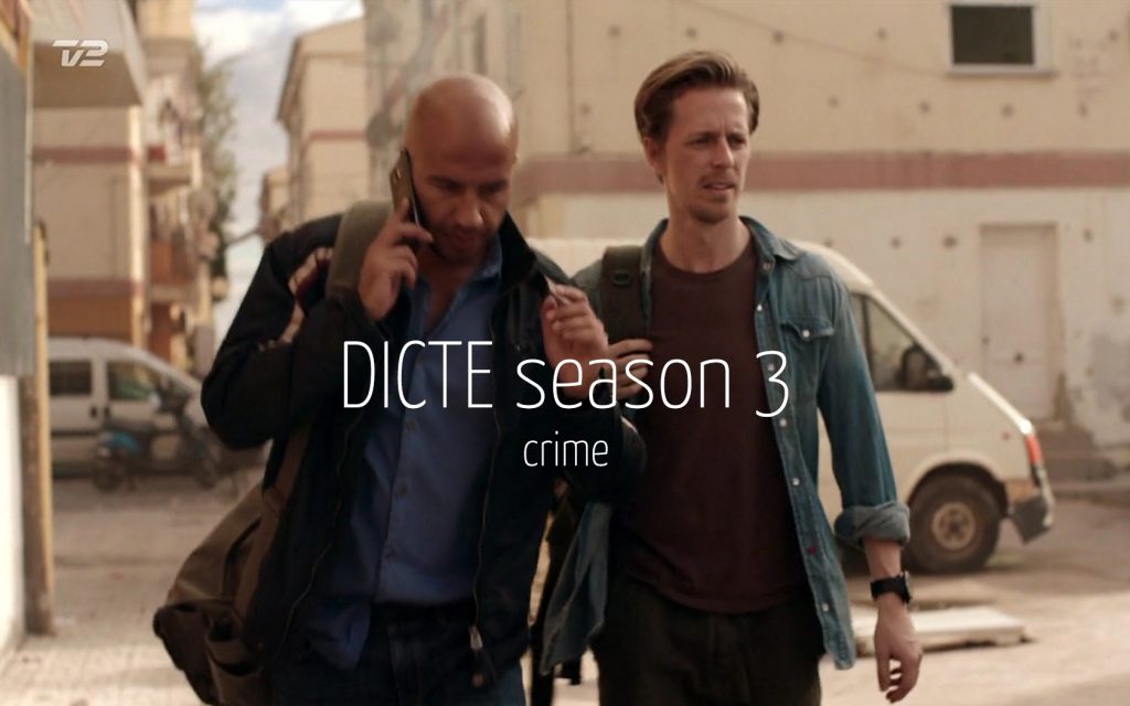 Scandinavian actor Fredrik Wagner as journalist in drama TV-series Dicte season 3 with Dar Salim & Dulfi Al-Jabouri