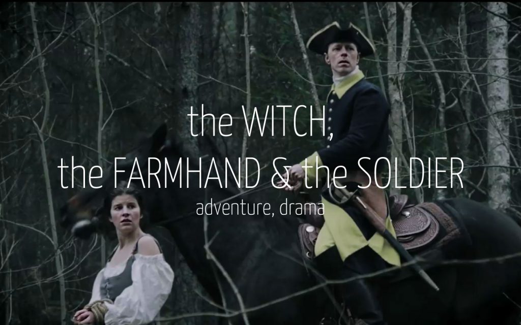 Scandinavian actor Fredrik Wagner as soldier in adventure drama film The tale about the witch the farmhand and the soldier