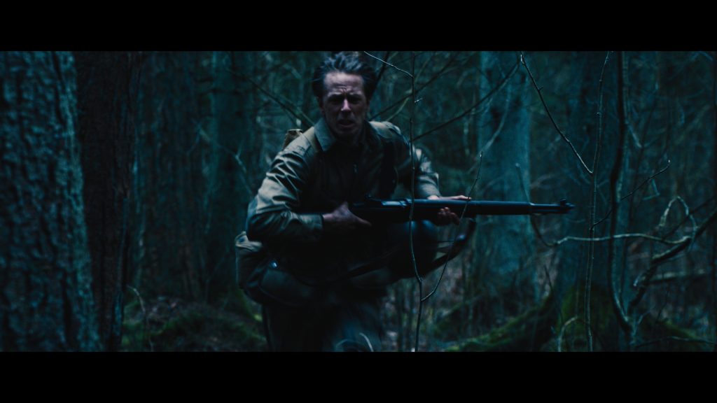 Scandinavian actor Fredrik Wagner as American soldier in drama supernatural war film Warhunt